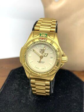 Tag Heuer Women's Watch 994.708A Swiss Quartz Gold Tone Stainless Steel 28mm
